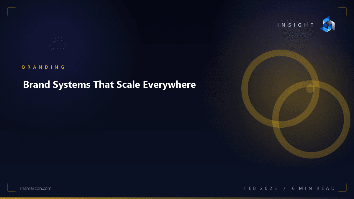 Brand Systems That Scale Across Website, Social, and Sales