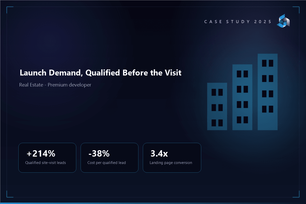 Launch Demand Engine for a Premium Real Estate Developer